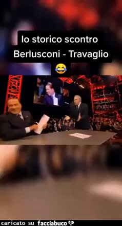 Lo storico scontro Berlusconi, Travaglio, Santoro